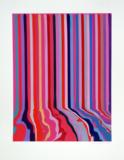 Ian Davenport. Etched Puddle 24, 2009